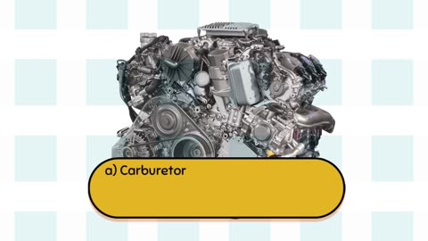 Part 2 Easy Car Engine Quiz Question