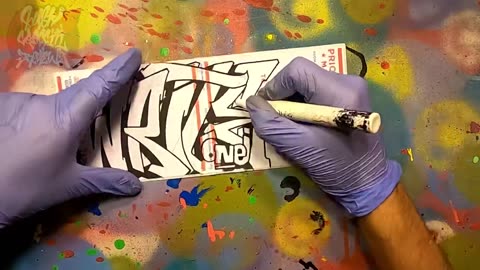 Bombing Postal Stickers Timelapse