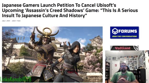 Japan putting a petition on canceling assassin's creed shadows