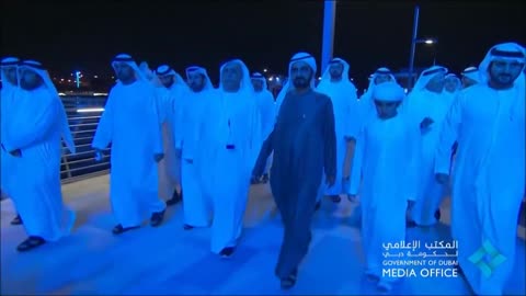 A Famous Song in Dubai for Mehad Hamad افتتاح قناة دبي المائية مع شيلة الله على دبي