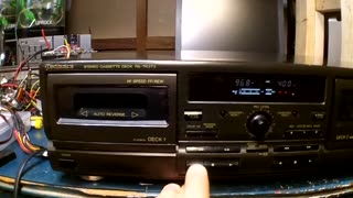 Technics RS-TR373 stereo cassette deck* repair new belts*