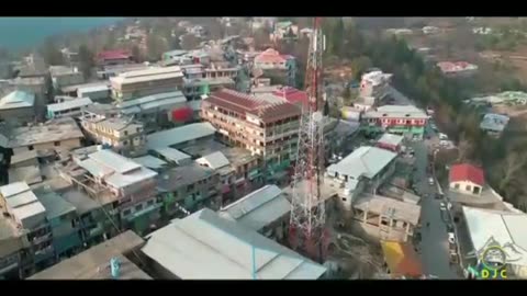 Drone view of Dhirkot