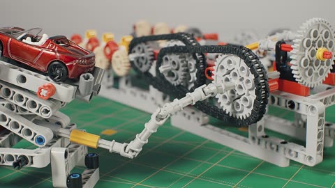 Mechanical Principles combined in useless Lego Technic Gear Train