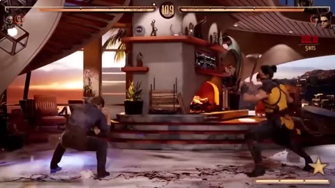 Mortal Kombat 1 - scorpion vs johnny cage high level gameplay