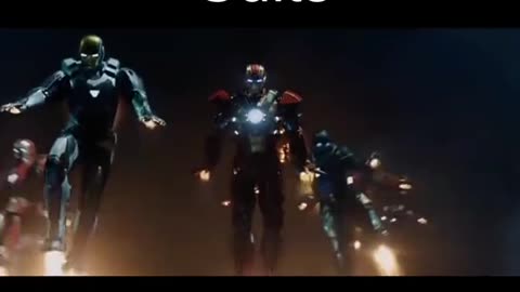 Iron man suits.