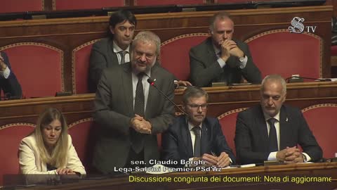 🔴 Sen. Claudio Borghi in Aula: dichiarazione di voto della Lega sulla Nadef e relativa integrazione.