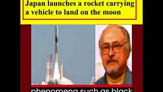 Japan launches a rocket carrying a vehicle to land on the moon,