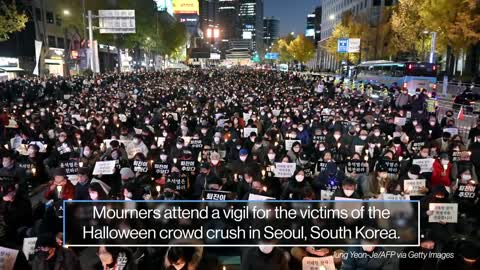 COP27, Seoul crush vigil, NYC Marathon; World in Photos, Nov. 7