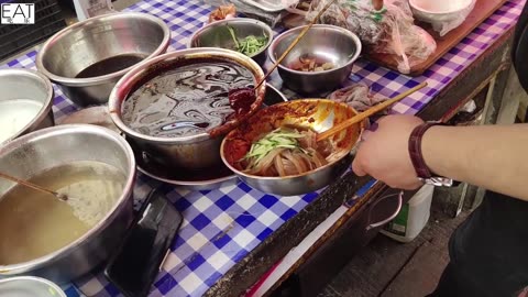 Lanzhou's top beef noodles, full of vitality, Gansu Tianshui's specialty food, jelly,