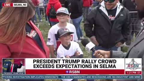 Little Kid’s BIG Mistake at Trump Rally Has Parents Cringing