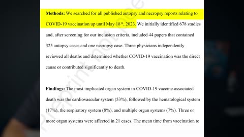 Autopsy Findings in Deaths After COVID-19 Vaccination // The Preprint Removed from The Lancet