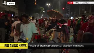 Lula supporters jubilant in Sao Paulo as they smell victory