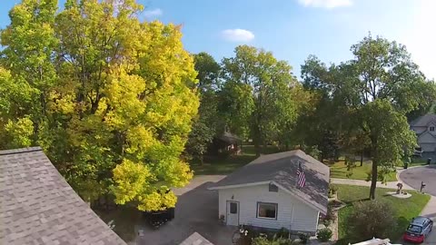 Brooklyn Park, MN Installation of Owens Corning Duration shingles, Aerial footage