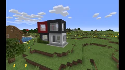 How to easily build a modern house in Minecraft (tutorial)