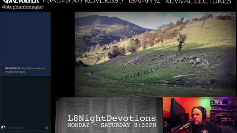 L8NIGHTDEVOTIONS REVOLVER PSALM 30 PROVERBS 5 ISAIAH 32 REVIVAL LECTURES READING WORSHIP PRAYERS