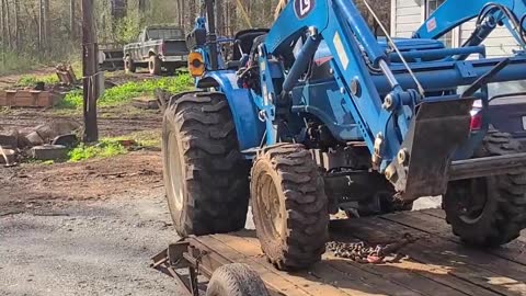 6-Year-Old Loads Tractor