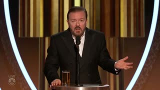 Ricky Gervais Golden Globes 2020 LEGENDARY