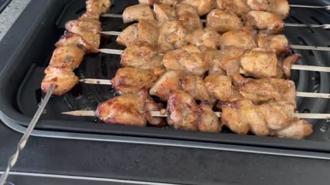 Filipino BBQ Chicken in Air Fryer | Bbq Chicken and Garlic Fried Rice