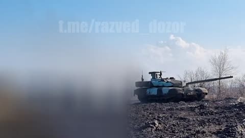 T-90M works on the shelters of the insurgents in the Kupyan direction