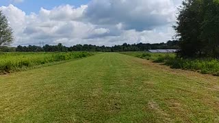 Cutting an Air Strip in the Country Air Plane Landing Strip