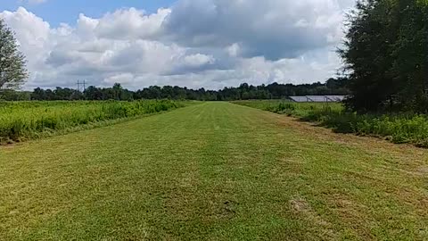 Cutting an Air Strip in the Country Air Plane Landing Strip