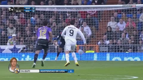 Segundo gol de Cristiano Ronaldo al Málaga