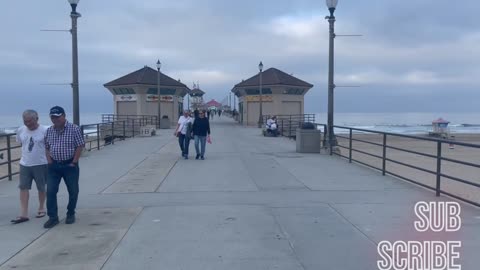 Walking the Huntington Beach Pier