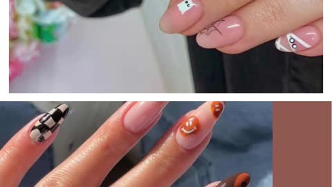 Halloween Nails Art Idea