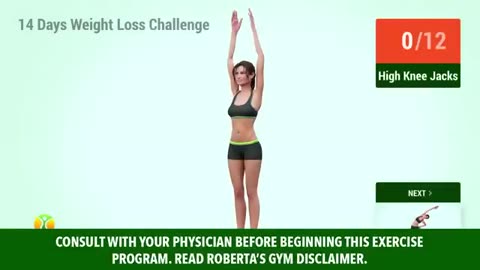 14 Days Weight Loss Challenge - Home Workout Routine