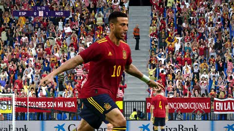 Thiago's freekick against Netherlands