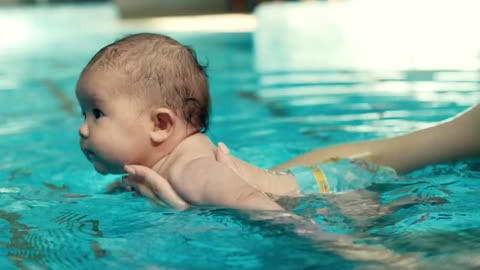 Cute Baby Swimming Pool ❤️ Baby Swimming