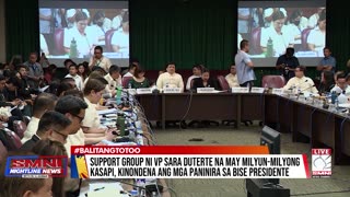 Support group ni VP Sara na may milyun-milyong kasapi, kinondena ang mga paninira sa bise presidente