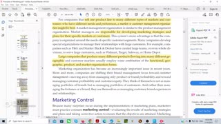 Principles of Marketing: Chapter 2- Company and Marketing Strategy and Partnering