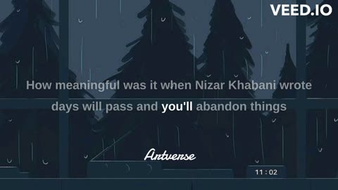 When Nizar Khabani wrote
