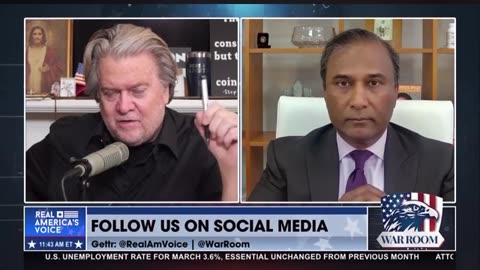 Dr. Shiva Joins Steve Bannon on The War Room to Discuss His Historic Work on the Long Fuse Report