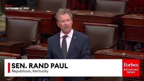 Rand Paul Issues Issues Stark Warning To Biden, Senate, & House About Ukraine Funding