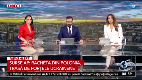 Oficiali americani, pentru AP: Racheta căzută în Polonia a fost lansată de forţele ucrainene