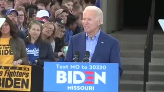 Biden ~ We Can Only Re-elect Donald Trump.