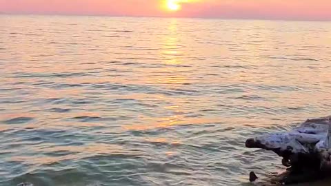 24 hours in a Michigan state park with perfect sunset - summer vacation ideas