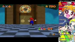 Super Mario 64 100% 120star Speedrun no reset #11