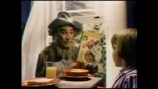 Quaker Corn Bran Scarecrow and Kid - TV commercial -1980's