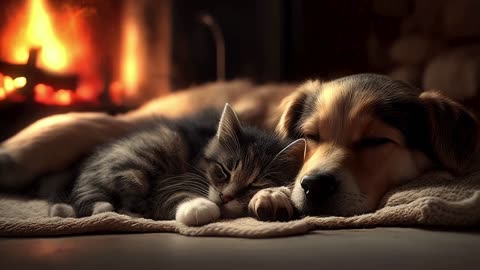 cute cat and dog