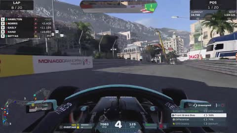 F1 2021 - Championship Round 5 Monte Carlo Mercedes F1 W12 Hamilton