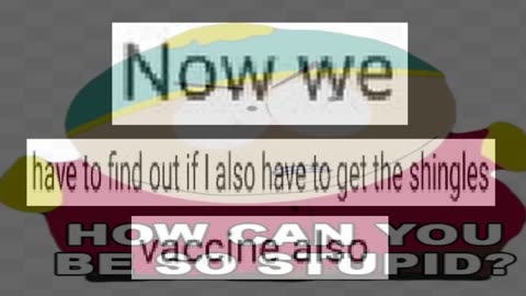Stupid fat land whale thinks that her vaccine-induced shingles can be cured by the shingles vaccine