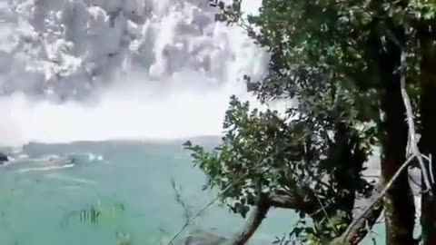 Glacier Melting into the river