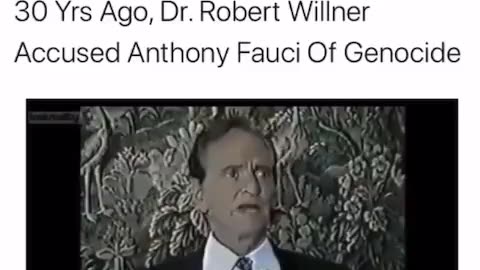 30 Yrs Ago Dr. Rober Willner Accused Anthony Fauci for Genocide