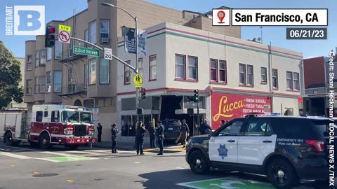 COLLATERAL DAMAGE: Police Cruiser SMASHES Through Restaurant Front During Police Chase