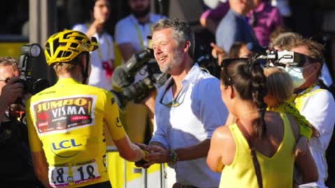 Crown Prince Frederik of Denmark Cheers On Jonas Vinegegaard to Victory at the Tour de France!
