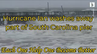 News | Hurricane Ian washes away part of South Carolina pier