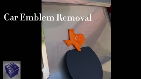How to remove a car emblem 101